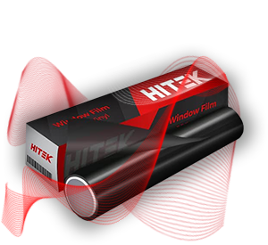HITEK Ceramic Ultra window film roll and box offered by Shade-EZ in Bryan, TX